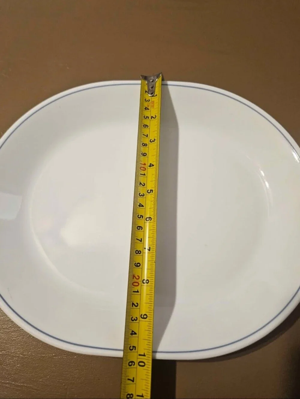 Oval Platter Corning Corelle blue lily Platter